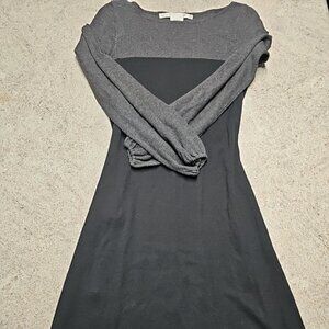 Max Studio Women's Black Sweater Dress Long Sleeve